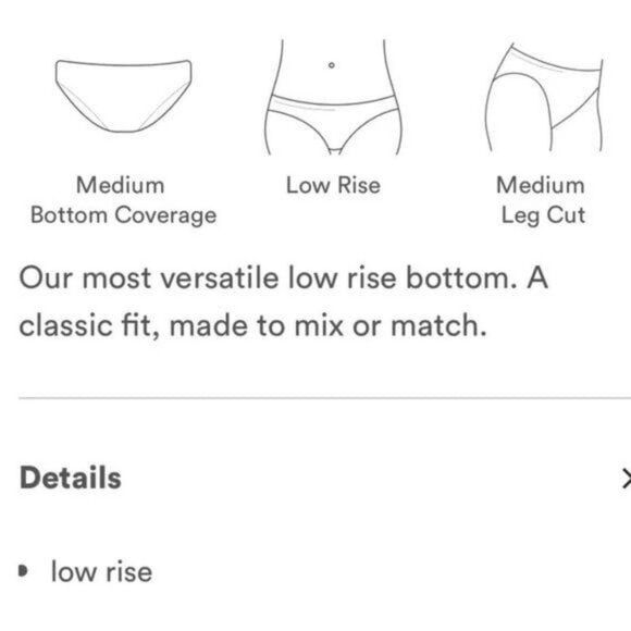 NEW Andie Swim The Bikini Bottom Limited Edition Palm Floral Tropical Print XL - Picture 6 of 7